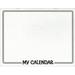 Make Your Own Calendar Book 11 Inch X 8-1/2 Inch -White