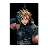 Final Fantasy 7 Remake Poster | Exclusive Cloud Strife Key Art | High Quality 18x24