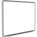 Ghent 48 x48 Aluminum Frame Ceramic Magnetic Whiteboard - Blue Trim