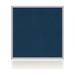 Ghent s Vinyl 4 x 4 Bulletin Board with Aluminum Frame in Navy