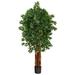 Nearly Natural 5.5ft. Lychee Artificial Tree with Natural Trunk