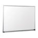 Universal UNV43622 24 in. x 18 in. Melamine Dry Erase Board with Anodized Aluminum Frame - White Surface