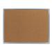 Universal 43612-UNV 24 in. x 18 in. Cork Bulletin Board - Tan Surface Aluminum Frame