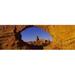 Natural arch on a landscape Arches National Park Utah USA Poster Print by - 36 x 12