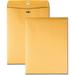 Business Source Heavy-duty Clasp Envelopes - Clasp - #63 - 6 1/2 Width x 9 1/2 Length - 28 lb - Clasp - Kraft - 100 / Box - Kraft | Bundle of 5