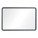Quartet Contour Dry Erase Board 24 x 18 Melamine White Surface Black Plastic Frame Each