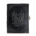 Handmade Leather Double Dragon Journal/Writing Notebook Diary/Bound Daily Notepad (7 x 5 Black)