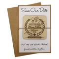 40 Custom Wedding Save The Date Cards Rustic Engraved Wood Magnets With Envelopes Wedding Announcements