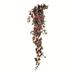 Vickerman 6 Artificial Burgundy Grape Leaf IvyHanging Bush.