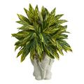 Nearly Natural 3 ft Artificial Bamboo Palm Green