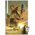 Star Wars: Attack Of The Clones - Celebration Mural Wall Poster with Push Pins 22.375 x 34