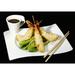 Food - Tempura Prawns and Ponzu Dip. Ingredients include prawns tempura batter