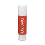 Universal Glue Stick 0.74 oz Applies and Dries Clear 12/Pack