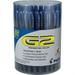 G2 1.0mm Gel Pens - Bold Pen Point - 1 mm Pen Point Size - Refillable - Retractable - Blue Gel-based Ink - Clear Barrel - 36 / Pack | Bundle of 10 Packs