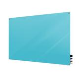 Ghent Harmony Wall Mounted Horizontal Magnetic Glass Board Glass in Blue | 48 H x 1.63 D in | Wayfair HMYSM48BE