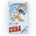 Cuba Vintage Poster (artist: Robain) Cuba (16x24 Giclee Gallery Print Wall Decor Travel Poster)