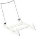 Gibson Holders 2PL Adjustable White Wire and Clear Acrylic Display Easel 4 W x 5.5 D x 4.75 H Pack of 3