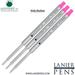 Lanier Combo Pack - 3 Pack - Monteverde Soft Roll Ballpoint W13 Paste Ink Refill Compatible with most Waterman Style Ballpoint Pens - Pink (Medium Tip 0.7mm)