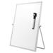 STOBOK Magnetic Dry Erase Board Double Sided Personal Desktop Tabletop White Board Planner Reminder with Stand for School Home Office