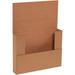 Office DepotÂ® Brand Multi-Depth Easy-Fold Mailers 11 1/8 x 8 5/8 x 2 Kraft Pack Of 50