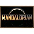 Star Wars: The Mandalorian - Title Wall Poster 22.375 x 34 Framed