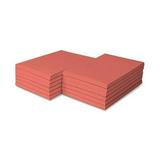 Colored Memo Note Pads Glued on Top - Salmon - Size 4 x 6 - 100 Sheets Per Pad 5 Scratch Pads Per Pack