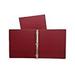 Burgundy Vinyl Standard 3-Ring Binders 1.5-Inch for 8.5 x 11 Sheets with Inside Pockets 2-PACK