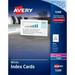 Avery Laser Inkjet Print Printable Index Card - 30% Recycled A7 - 3 x 5 - 150 / Box - White