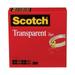 Scotch-Scotch Transparent Tape 3 Core 0.5 x 72 yds Transparent 2/Pack (6002P1272)