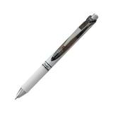EnerGel RTX Retractable Gel Pen 0.5 mm Black Ink White/Black Barrel
