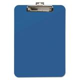 Mobile OPS Unbreakable Recycled Clipboard 0.25 8.5 x 11 Sheets Blue 61623