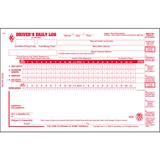 Driver Daily Log Book 10-pk. w/ Detailed DVIR & Daily Recap - 2-Ply Carbon 8.5 x5.5 31 Sets of Forms Per Book