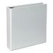 Universal UNV20746PK 11 in. x 8.5 in. 2 in. Capacity 3 Rings Slant D-Ring View Binder - White (4/Pack)