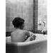 1920s-1930s Young Brunette Woman Sitting In Luxury Bathtub Taking A Bath Poster Print By Vintage Collection (22 X 28)