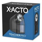 Model 1675 Teacherpro Classroom Electric Pencil Sharpener Ac-powered 4 X 7.5 X 8 Black/silver/smoke