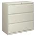 Alera Lateral File 3 Legal/Letter/A4/A5-Size File Drawers Light Gray 42 x 18.63 x 40.25