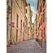 Narrow street through old buildings in Rome Italy Poster Print by Assaf Frank (9 x 12)