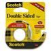 Scotch Double Sided Tape With Dispenser 1/2 x 450 1 ea (Pack of 6)