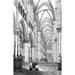 France: Reims Cathedral. /Nthe Cathedral Of Notre-Dame De Reims. Line Engraving 19Th Century. Poster Print by (24 x 36)