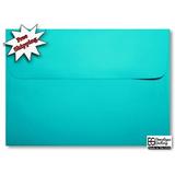 Teal / Aqua 25 Pack A6 Envelopes (4.75 x 6.6) for 4.5 x 6.25 Cards Invitations Announcements by The Envelope Gallery