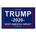 2PCS 3*5 Foot 2020 TRUMP Flag American Flag Banner Trump Double Sided for Printed Keep America Great Flag