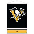 NHL Pittsburgh Penguins - Logo 21 Wall Poster with Wooden Magnetic Frame 22.375 x 34