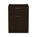 Alera 2 Drawers Vertical Lockable Filing Cabinet Espresso