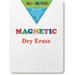 Flipside Magnetic Dry Erase Board - 18 Width x 24 Height - White Surface - Rectangle - 1 Each