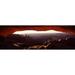 Natural arch at sunrise Mesa Arch Canyonlands National Park Utah USA Poster Print (18 x 6)