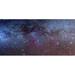 Panoramic view of the constellations of Puppis and Vela in the southern Milky Way plus the large Gum Nebula. Poster Print (40 x 19)