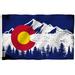 Anley 3x5 foot Colorado State Mountain Flag - Colorado CO Vintage Flags