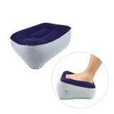 Inflatable Foot Rest Pillow Cushion for Travel Office & Home Leg Up Footrest Home Relax Reduce Deep Vein Thrombosis Risk on Flights