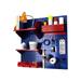 Wall Control Pegboard Hobby Craft Pegboard Organizer Storage Kit with Blue Pegboard and Red Accessories