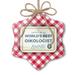 Christmas Ornament Worlds Best Oikologist Certificate Award Red plaid Neonblond